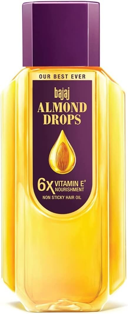 Bajaj Almond drops Non sticky hair oil -500ml, With vitamin - E  Free Shipping