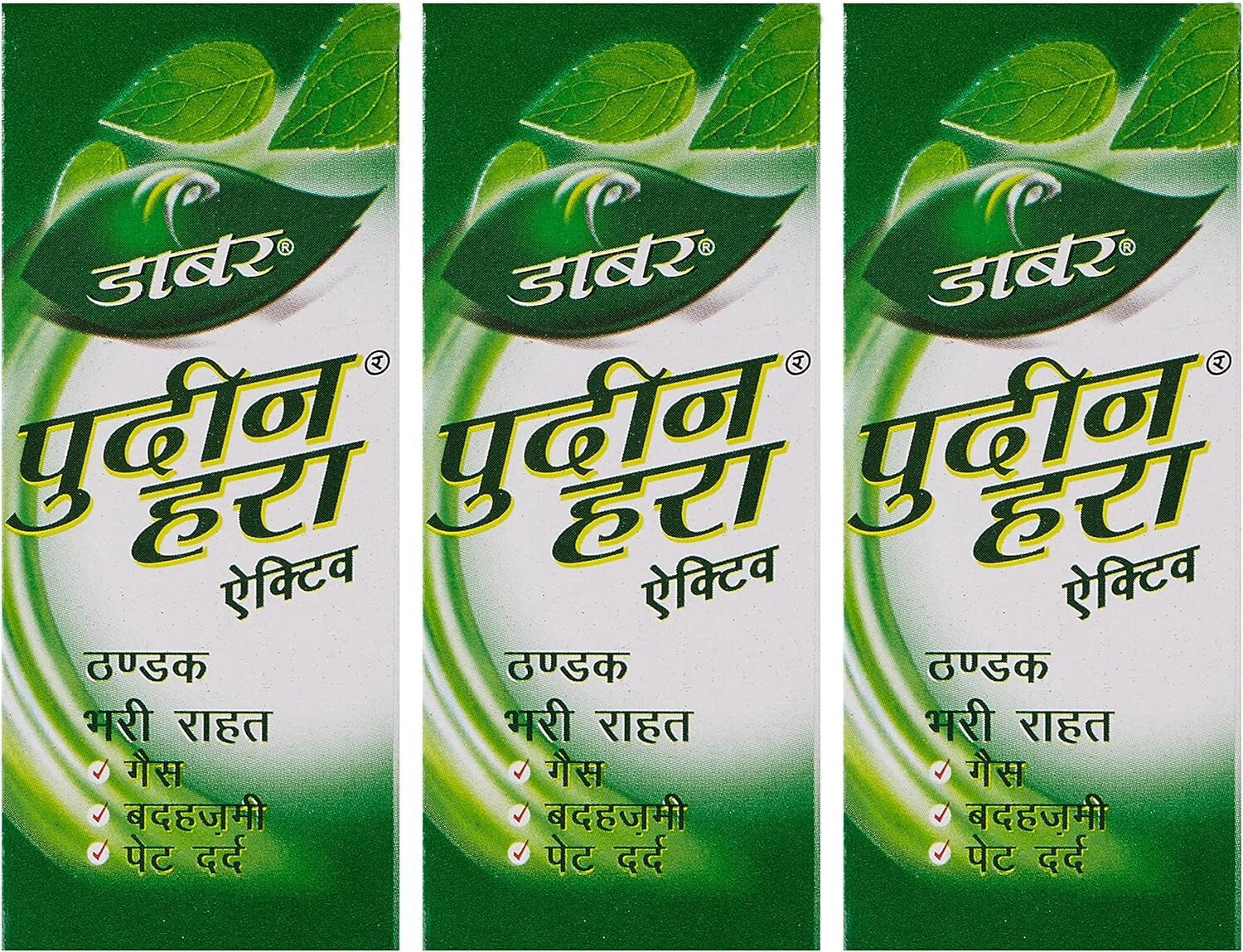 Dabur Pudin Hara 30 ml (Pack of 3)  Free Shipping