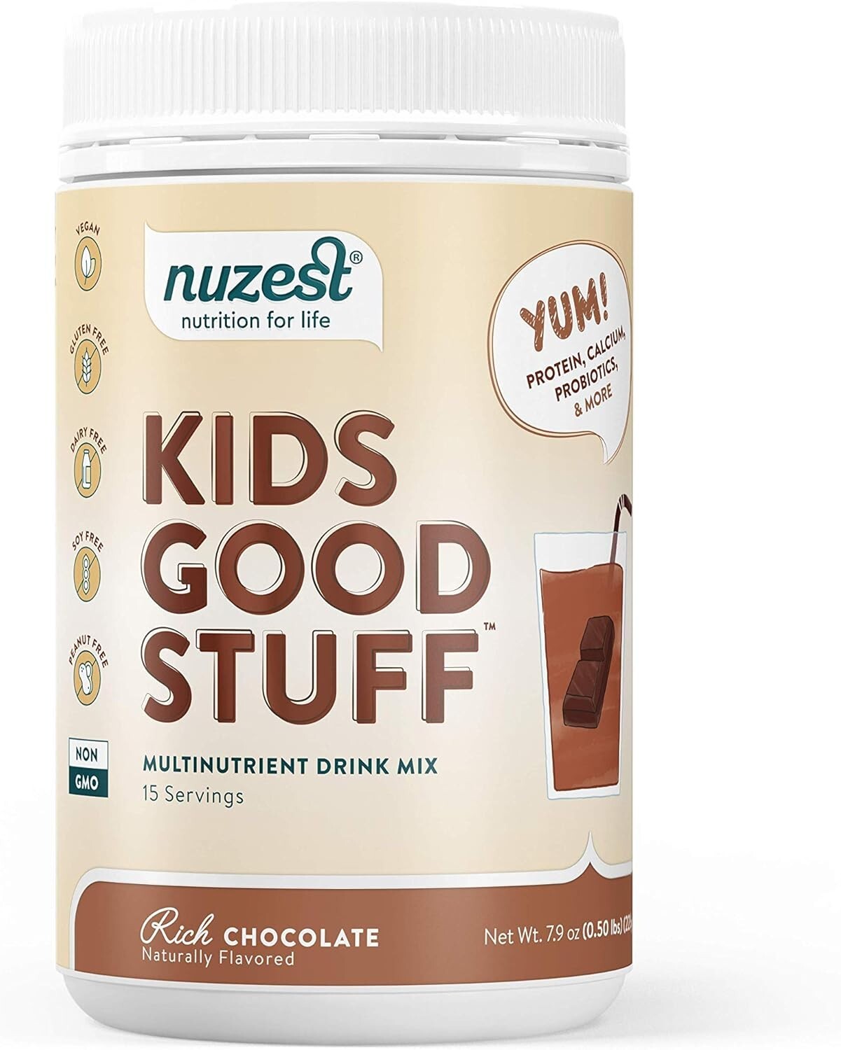 Nuzest Kids Good Stuff Rich Chocolate 225g  Free Shipping