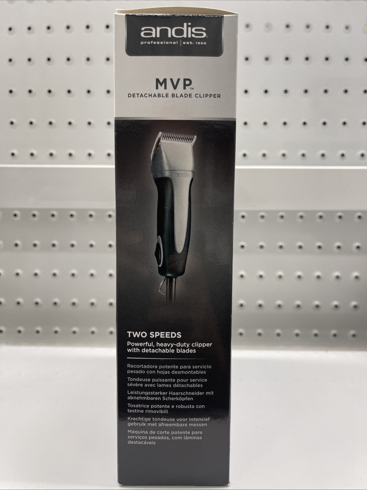 Andis MVP 2 Speed Detachable Blade Clipper Kit This product has an AU/NZ plug. 