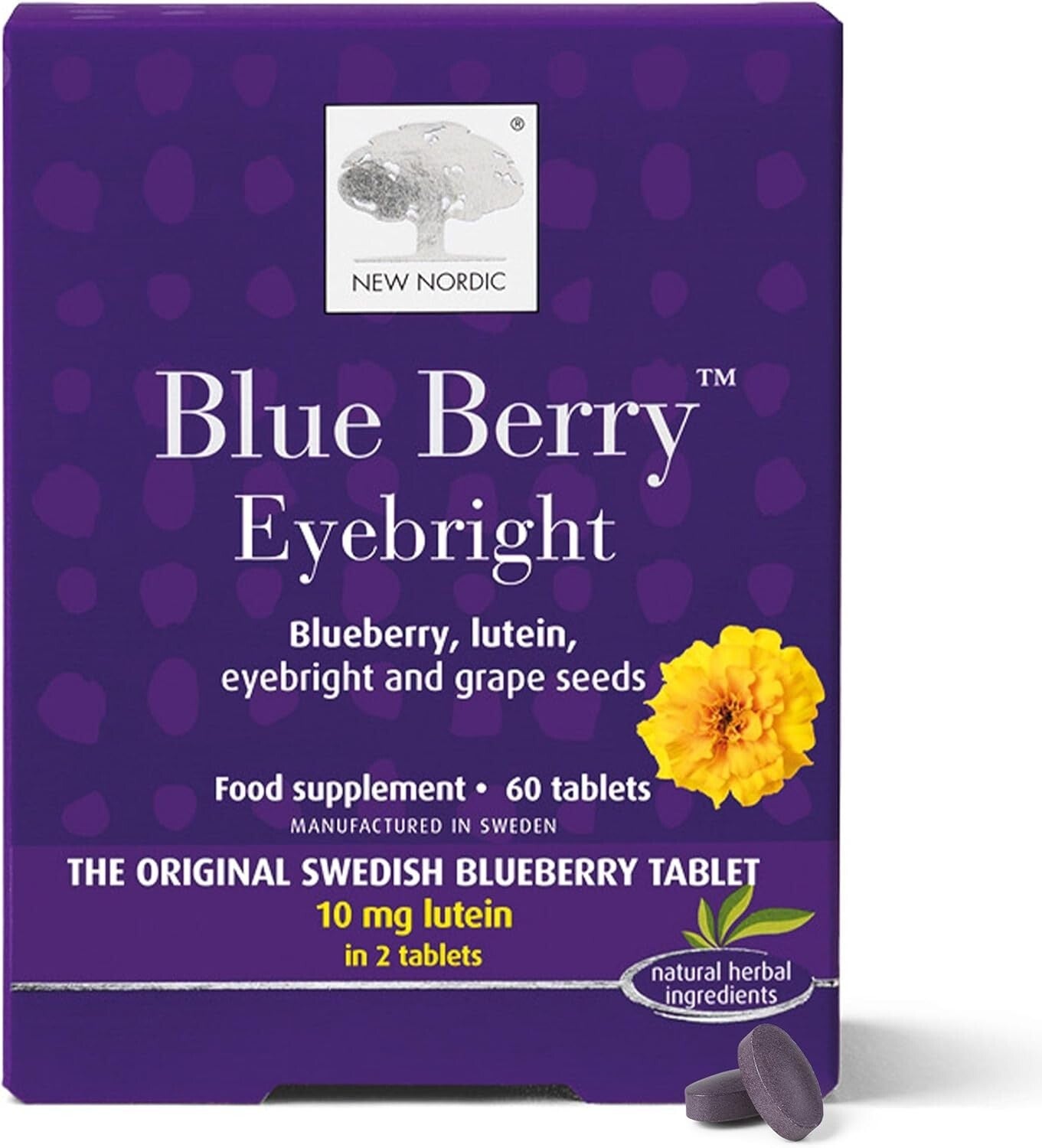 New Nordic Blue Berry Eyebright 60t  Free Shipping