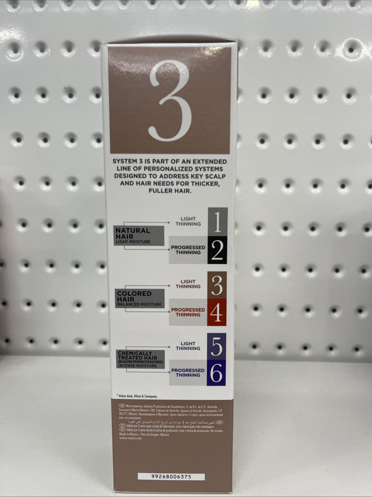 Nioxin System 3 Full Size Ki t - Colored Hair With Light Thinning  Free Shipping
