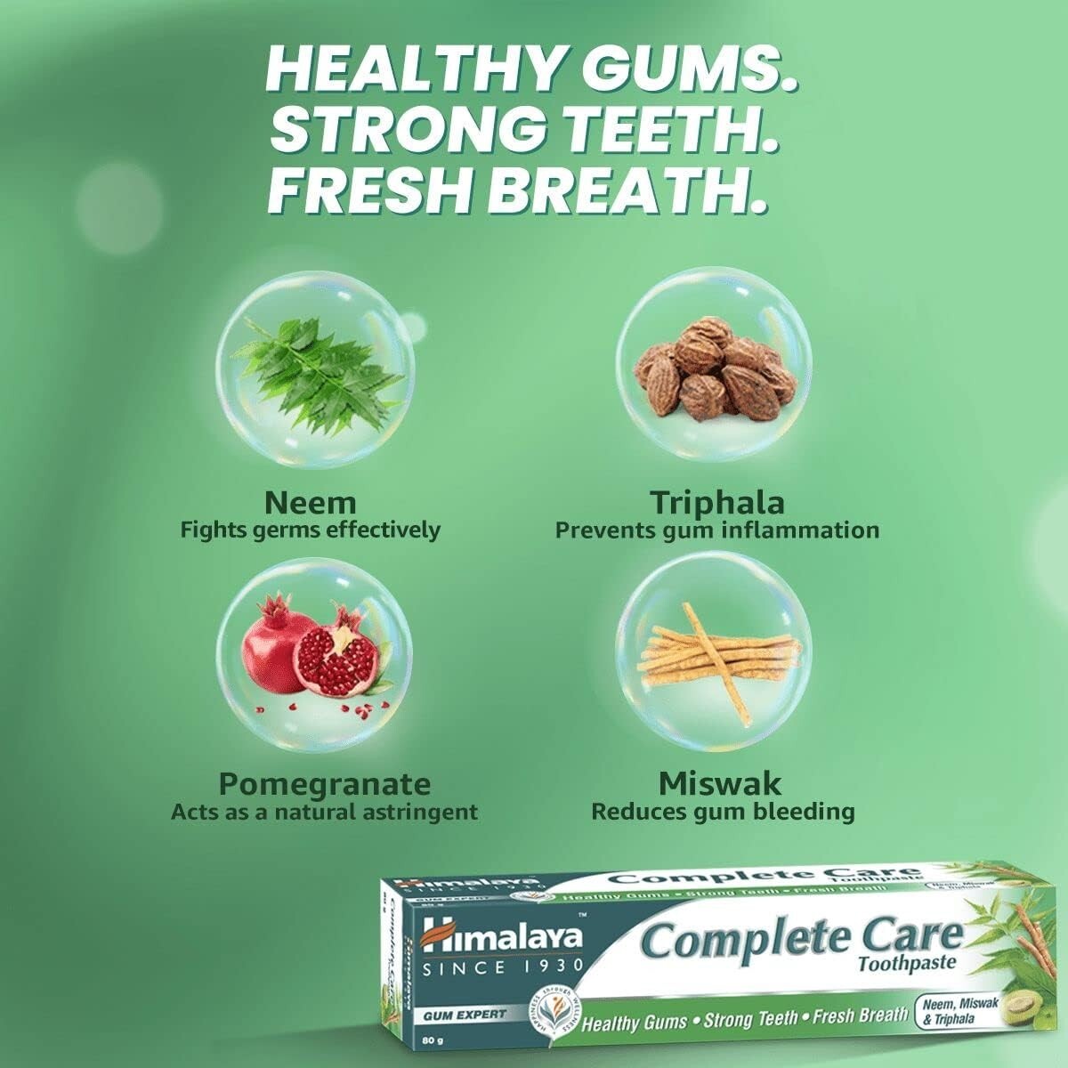 Himalaya Herbals Complete Care Toothpaste, 150 grams…   Free Shipping
