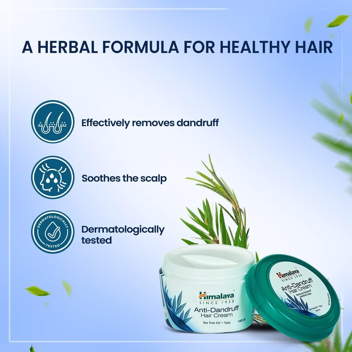 Himalaya Anti-Dandruff Hair Cream 100 Ml  Free Shipping