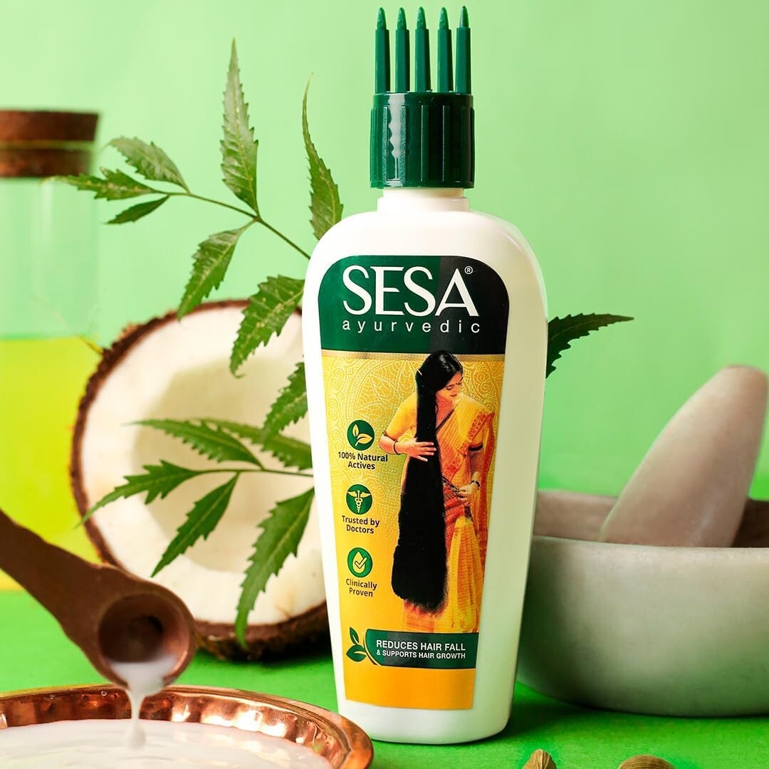 Sesa Ayurvedic Hair Oil 200ml, Prevents Hair Fall, Good for Hair Growth. 