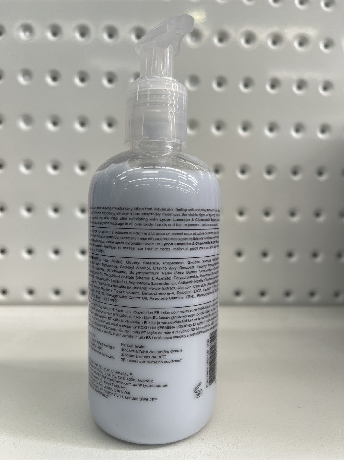 Lycon Lavender Chamomile Hand & Body Lotion Skin Care Waxing 250ml
