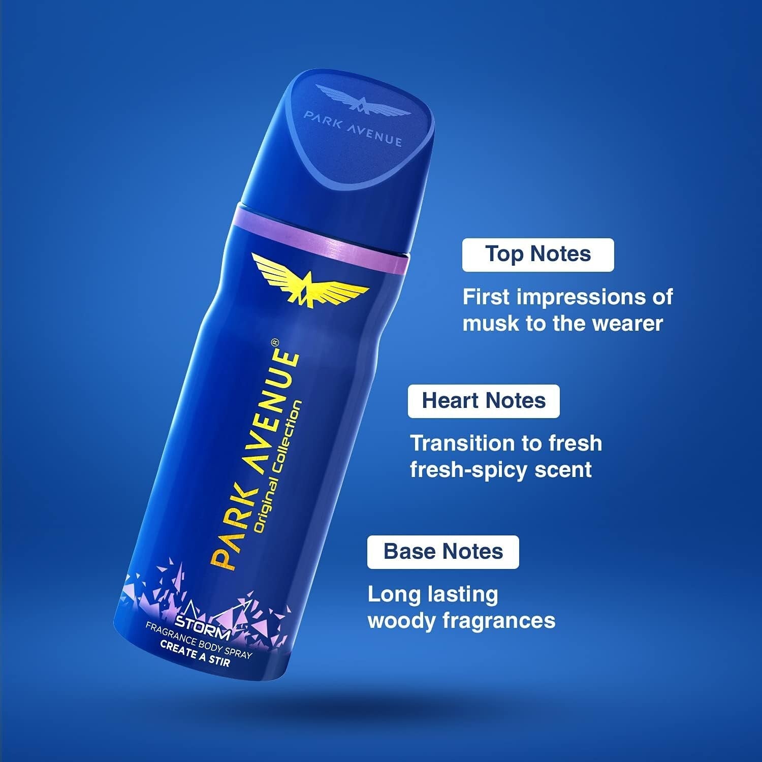 Park Avenue Storm Deo for Men, 150ml  Free Shipping