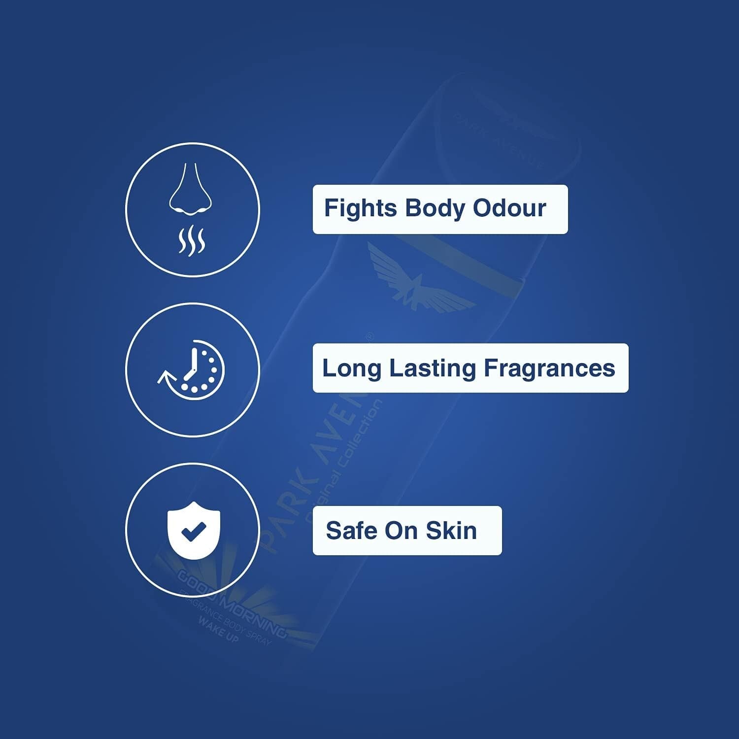 Park Avenue Good Morning Body Deodorant for Men, 100g  Free Shipping