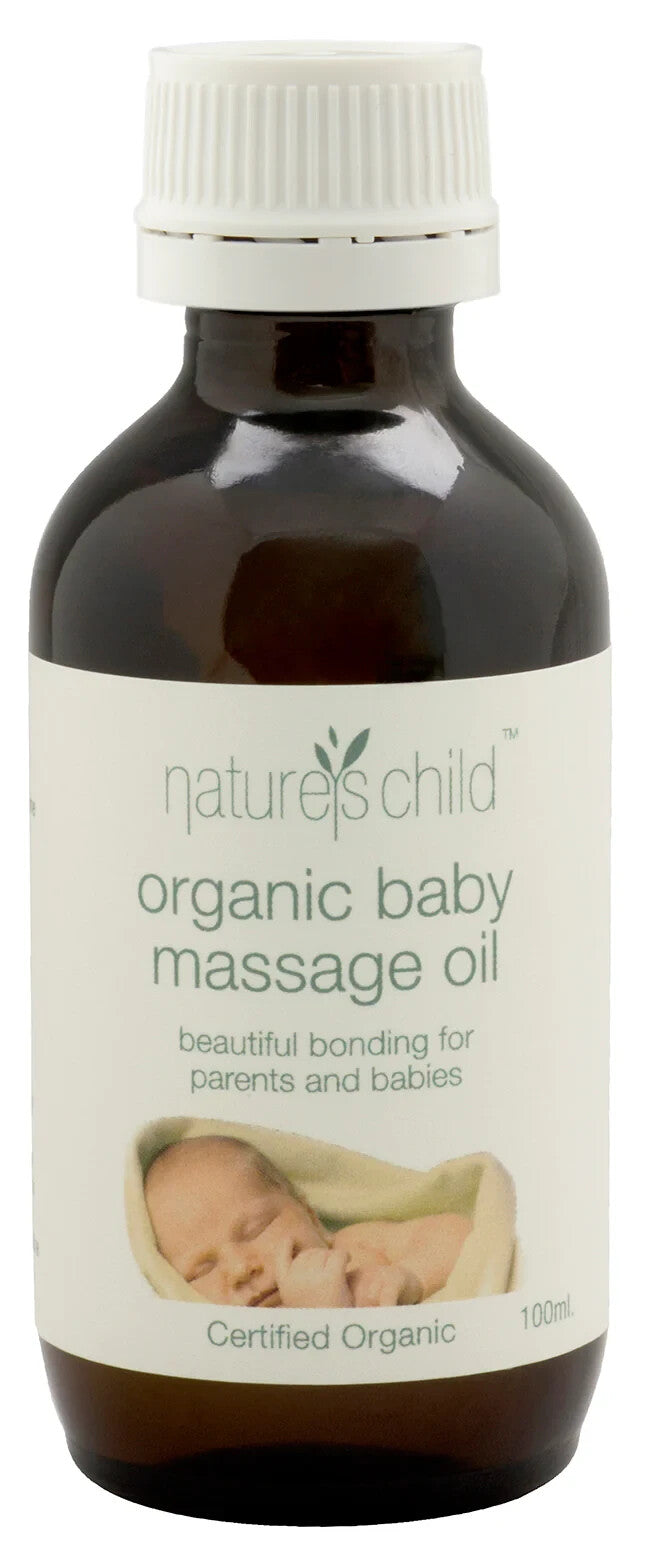 Nature's Child Baby Massage Oil Organic 100ml  Free Shipping