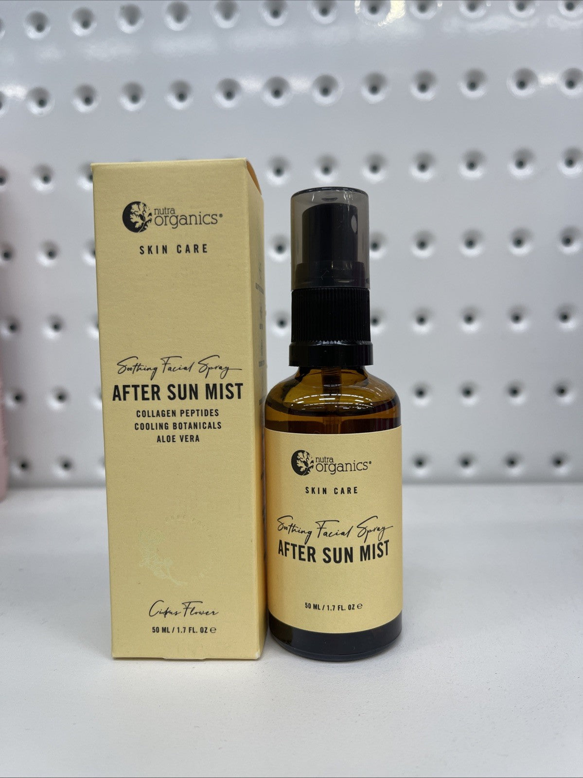 NUTRA ORGANICS SKIN CARE SOOTHING FACIAL SPRAY AFTER SUN MIST - CITRUS FLOWER