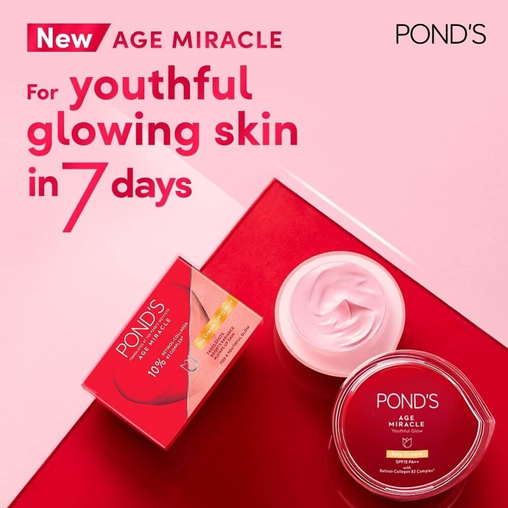 POND'S Youthful Miracle Hexyl Retinol Complex, Renew & Repair Day Cream 50g SPF
