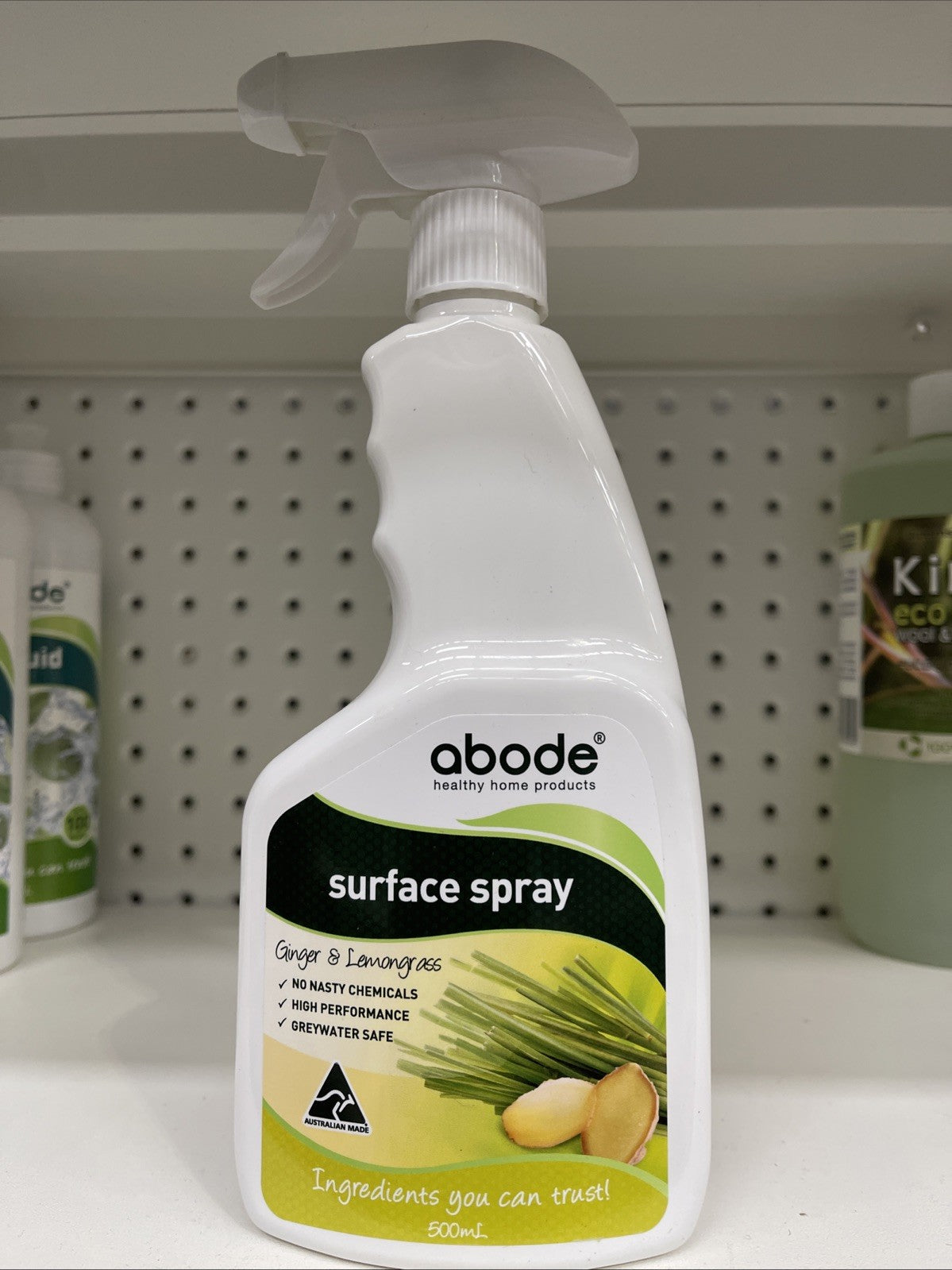 Abode Surface Spray Ginger & Lemongrass 500ml