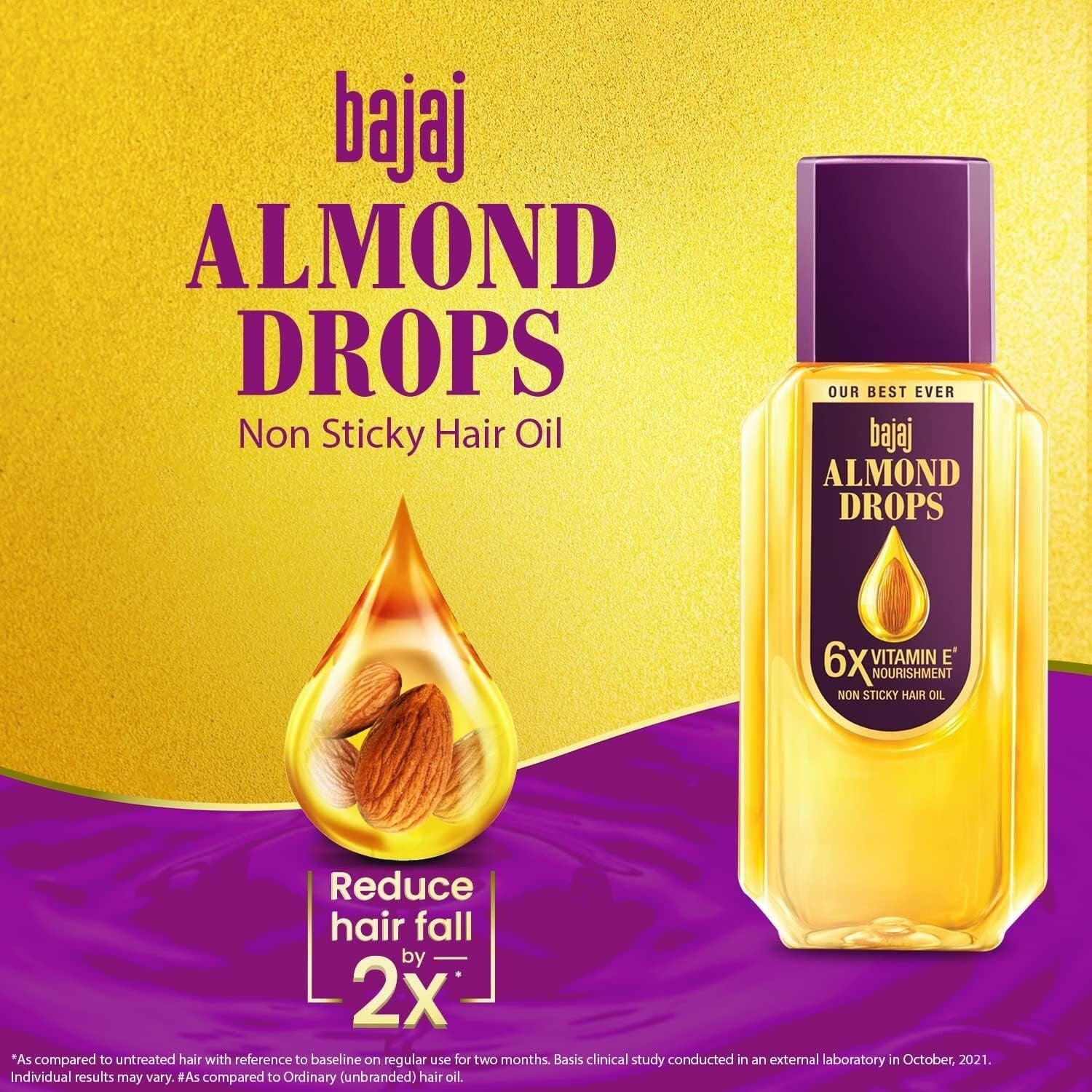 Bajaj  Almond Drops Hair Oil 300ml  Free Shipping