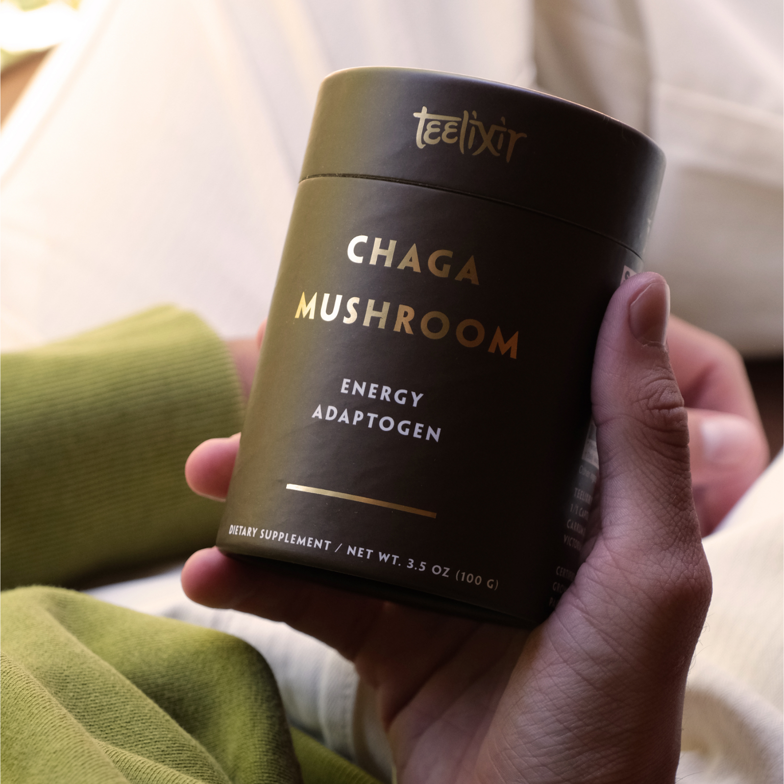 Teelixir Organic Chaga Mushroom Antioxidant Adaptogen 50g Free shipping