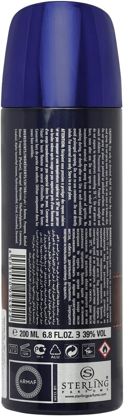 ARMAF Tres Nuit Perfume Body Spray For Men, 200 ml  Free Shipping