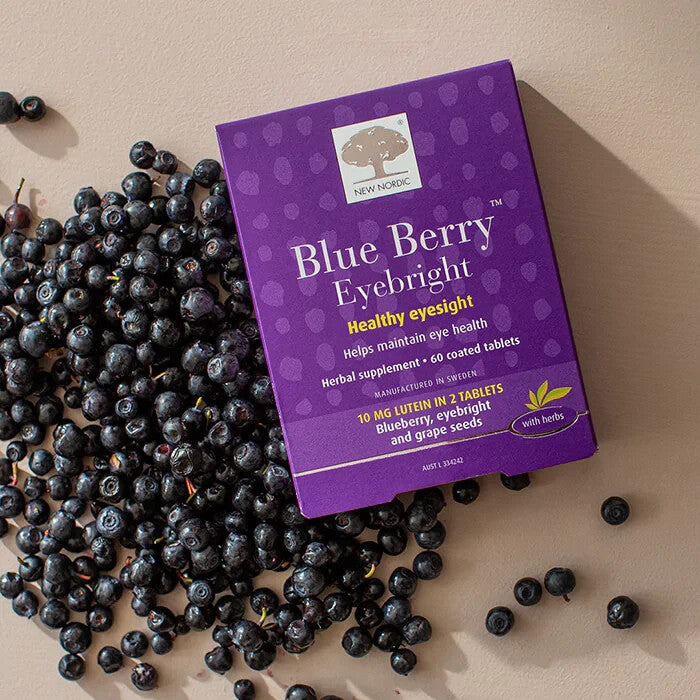 New Nordic Blue Berry Eyebright Dietary Supplements 120 Tablets FREE SHIPPING