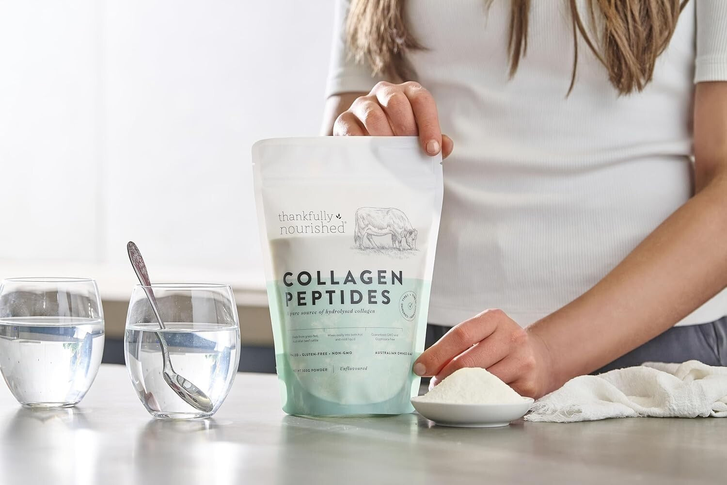 Thankfully Nourished Collagen Peptides 300g