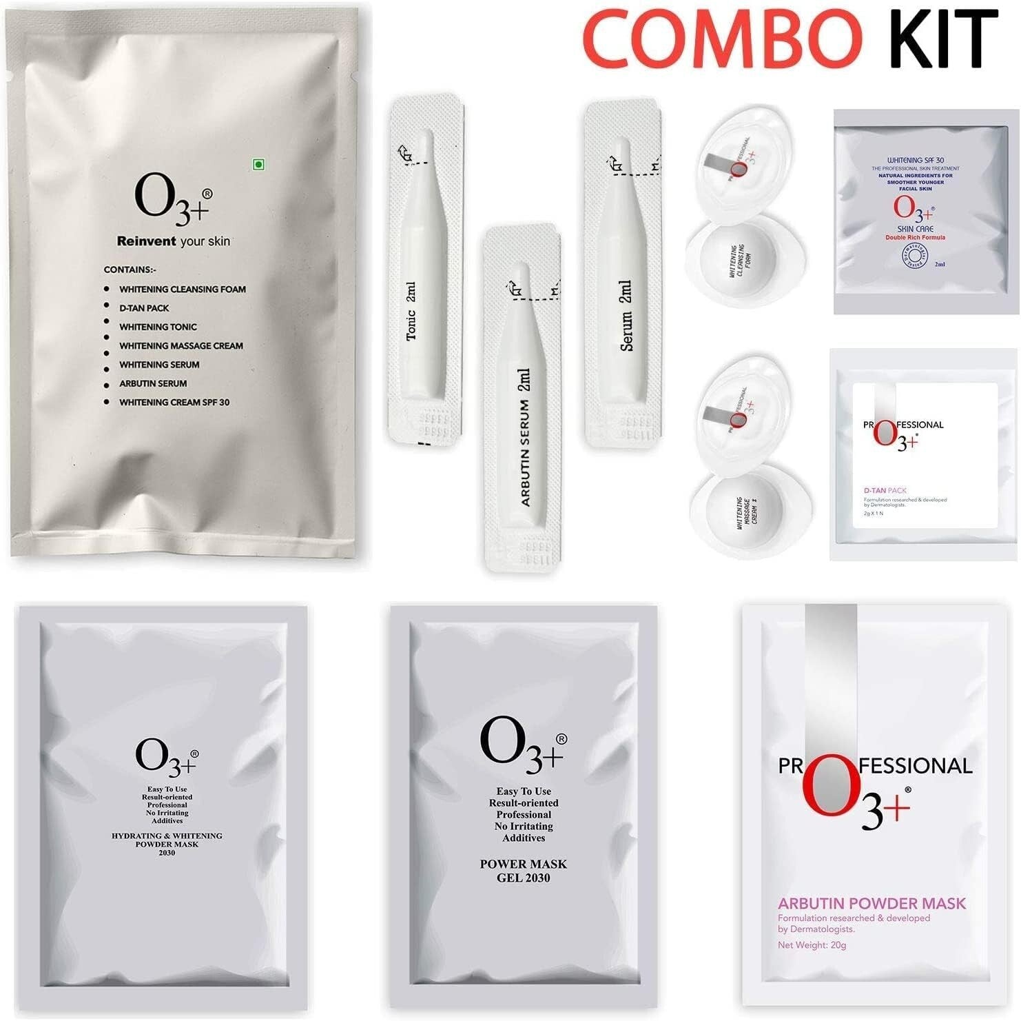 O3+ Bridal Facial Kit - Valentine's Day Edition R&G -All Skin Type  Free Shippin