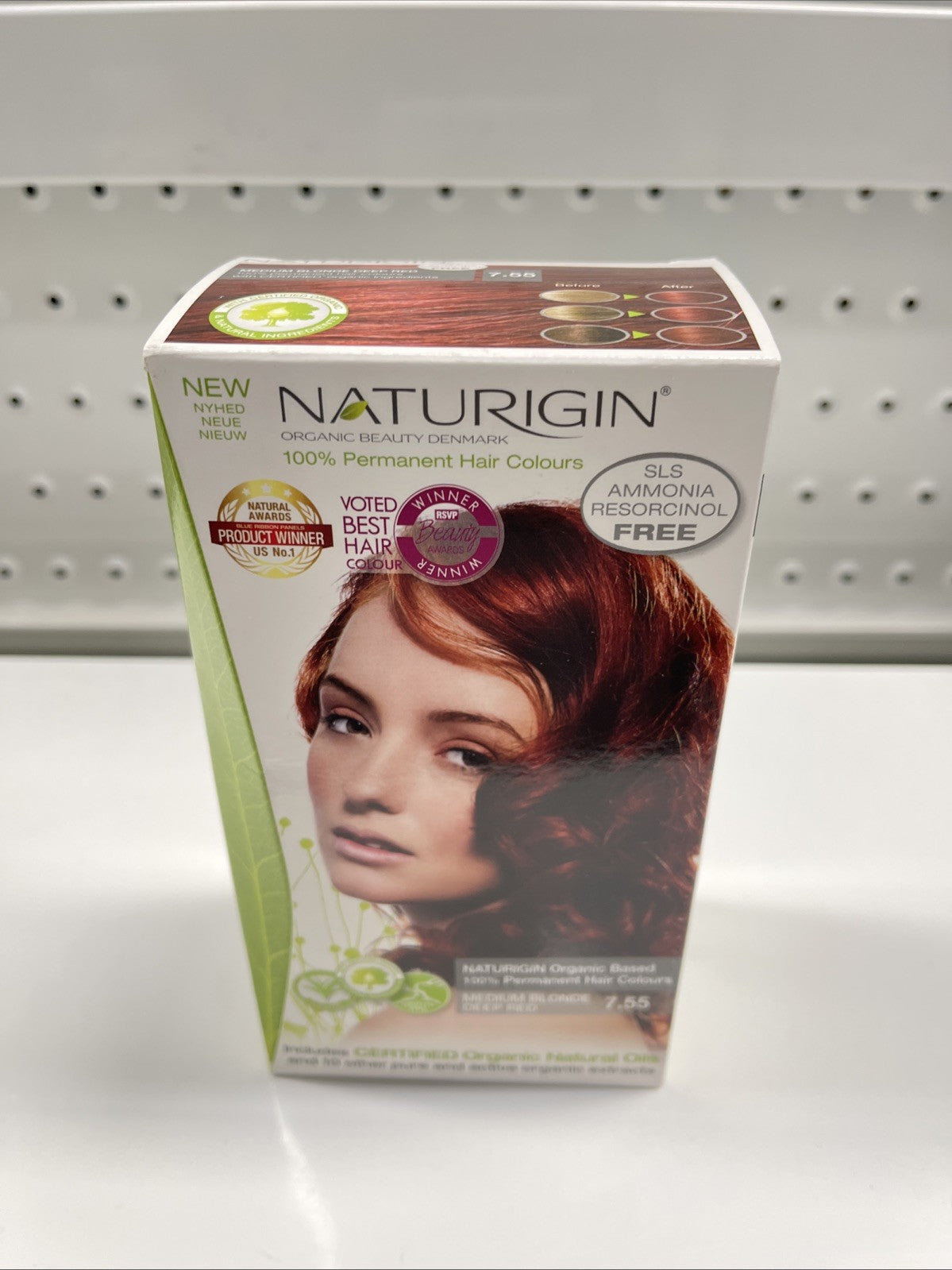 Naturigin Organic Hair Colour 7.55 Medium Blonde Deep Red