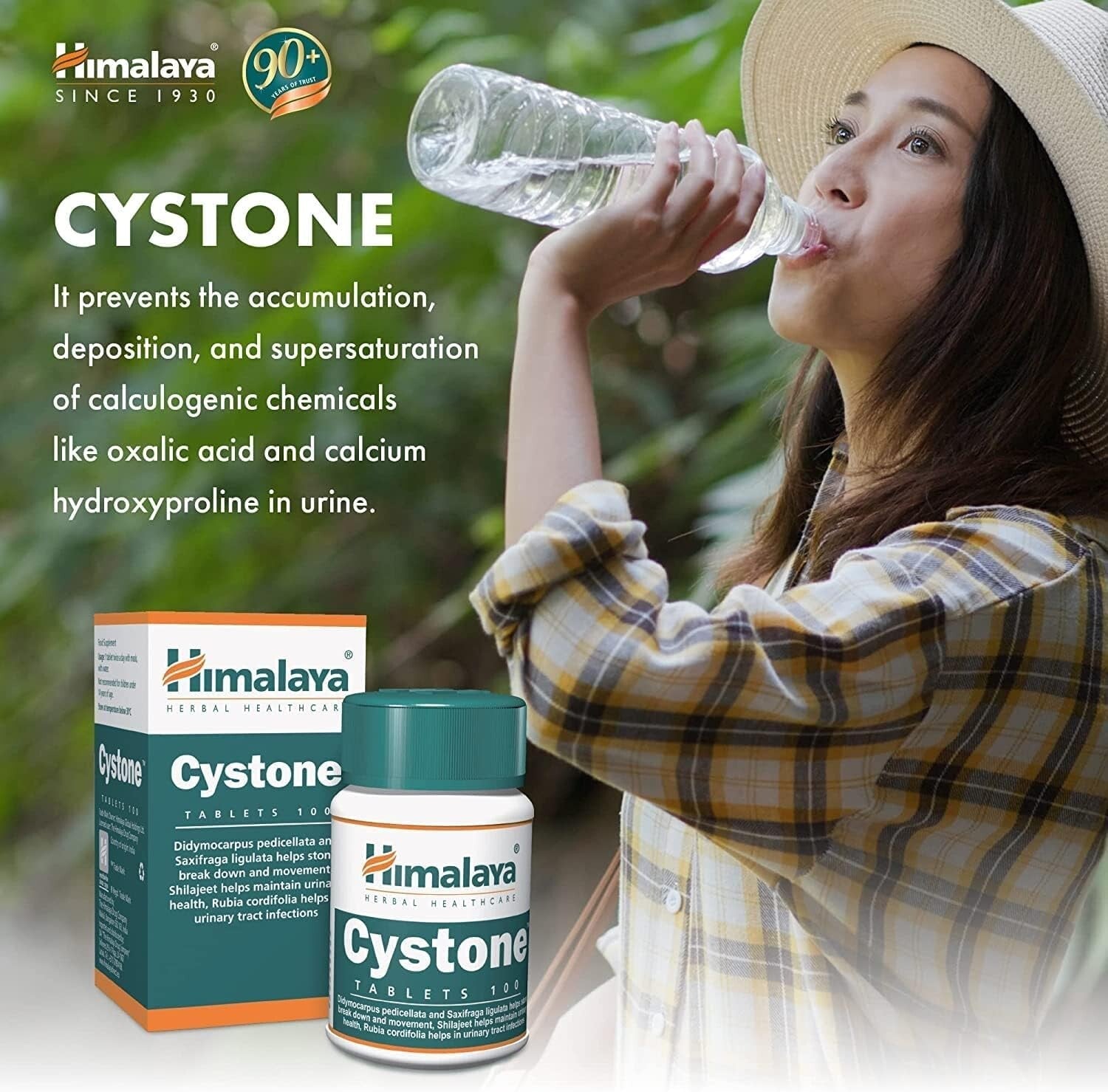 Himalaya Cystone Tablets 60 (Pack of 2) Free Shipping
