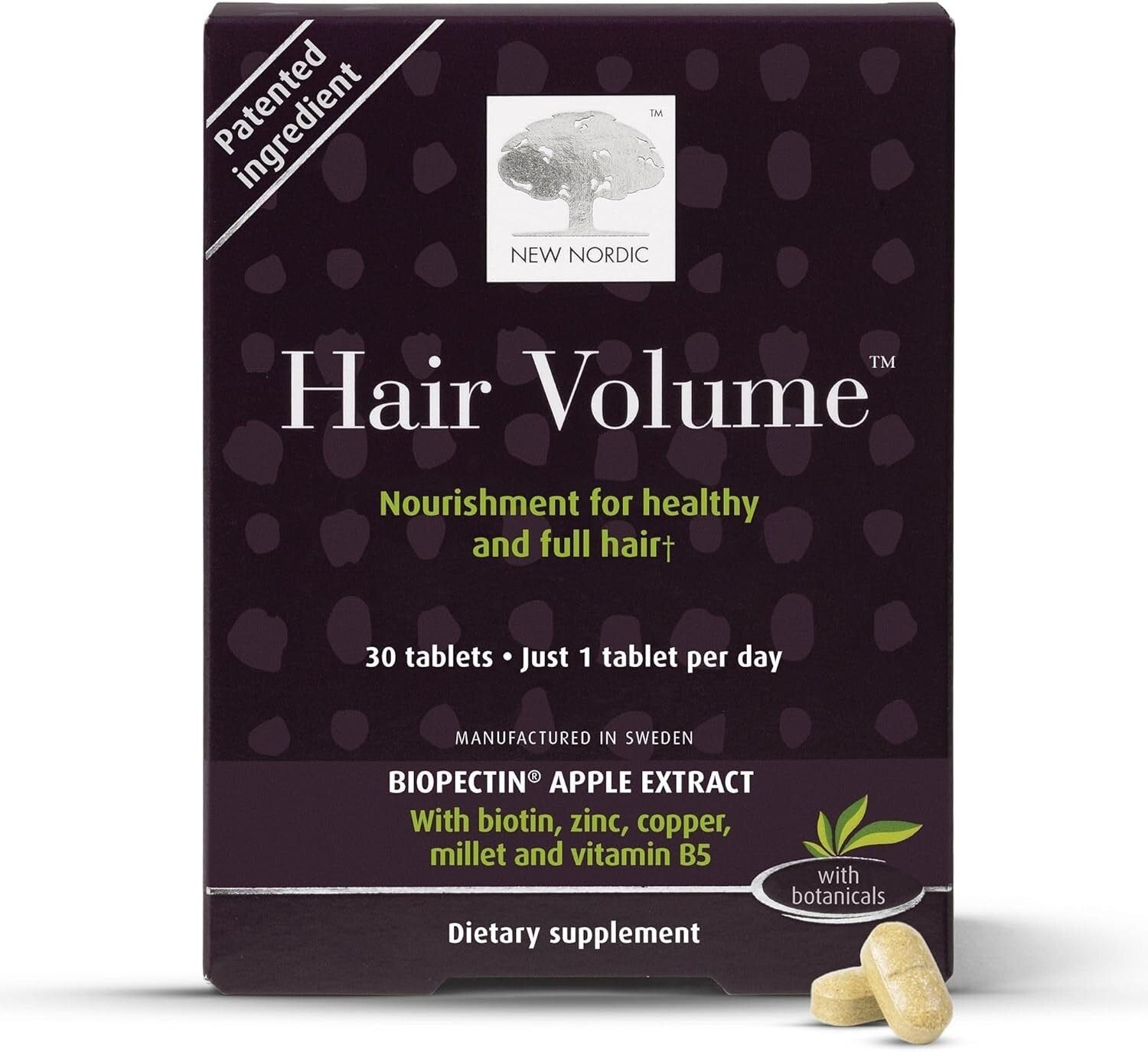 New Nordic Hair Volume Dietary Supplement - 30 Tablets
