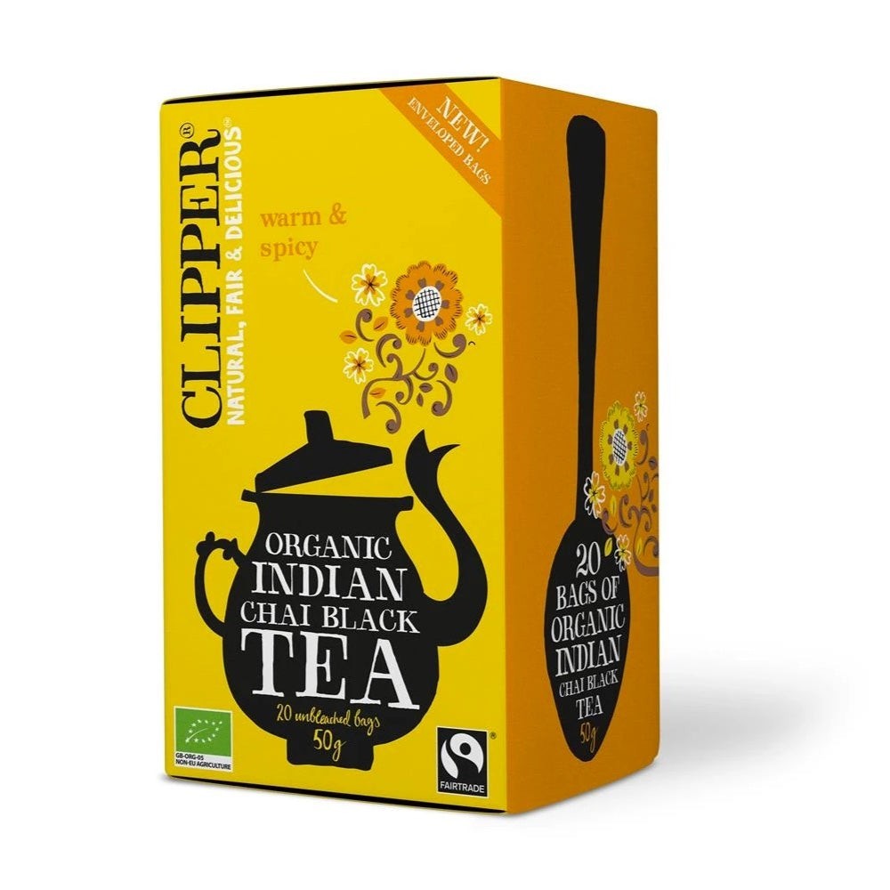 Clipper Organic Indian Chai Tea 20 Bags - FREE SHIPPING