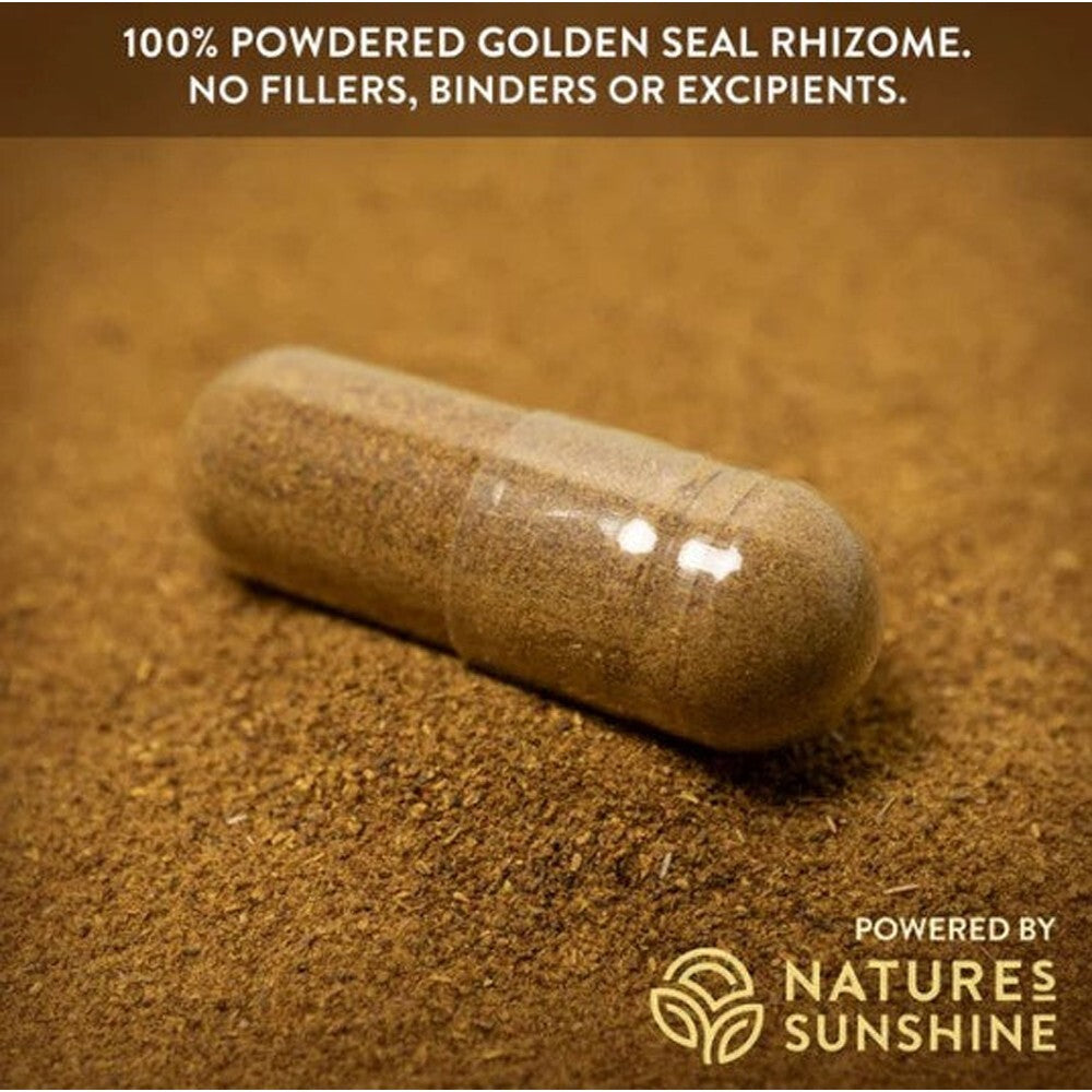 Nature's Sunshine Golden Seal 100 capsules natures upper respiratory aid mucous