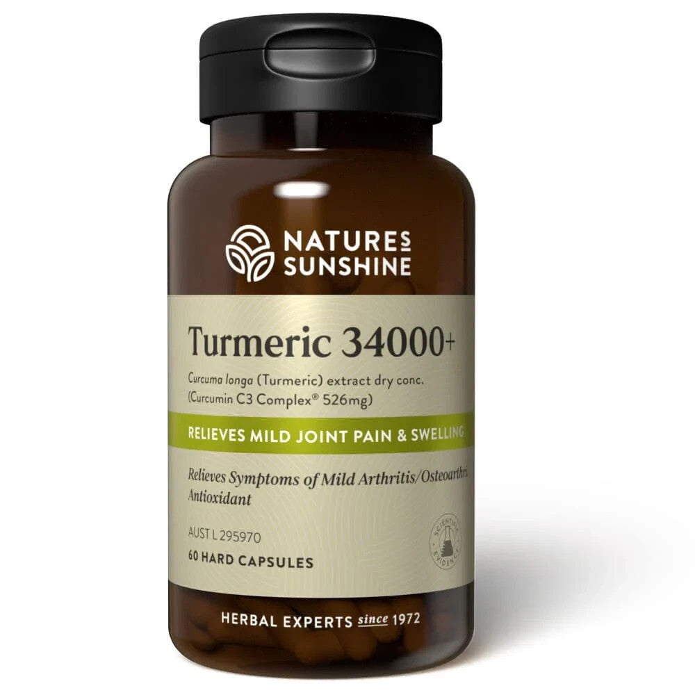 Nature's Sunshine Turmeric 34000+ 60c  Free Shipping