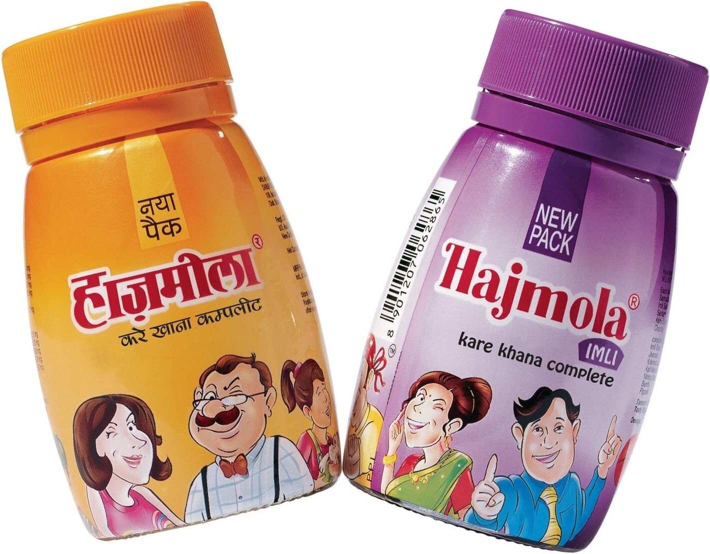 Dabur Hajmola Regular & Imli (Tamarind) Digestive 120 Tablets 66g  Free Shipping