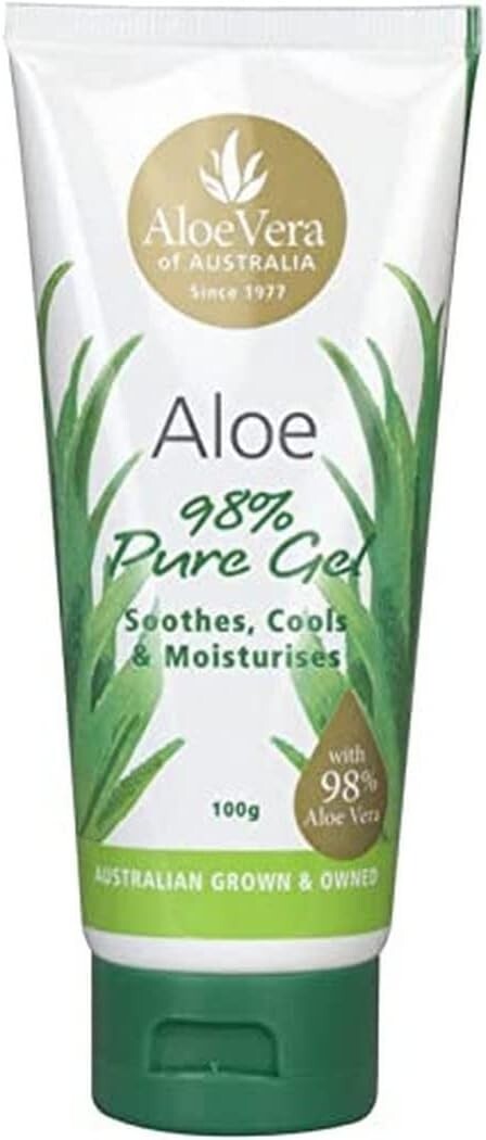 Aloe Vera of Australia Aloe Vera Gel Tube 100g Free Shipping