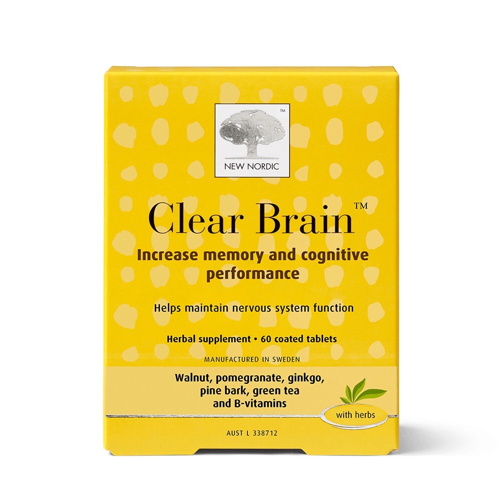 New Nordic Clear Brain 60t FREE SHIPPING