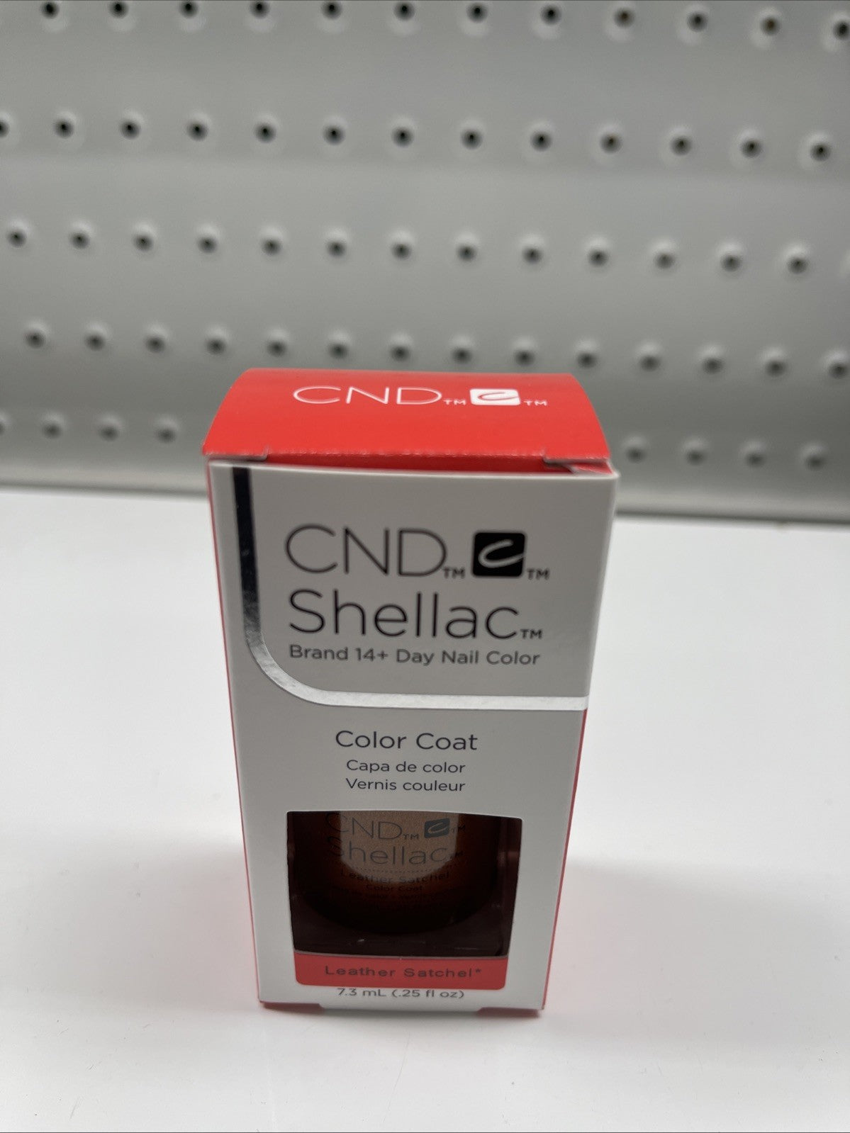 CND Shellac UV LED Gel Nail Polish Collection 7.3ml Color coat- Leather Satchel