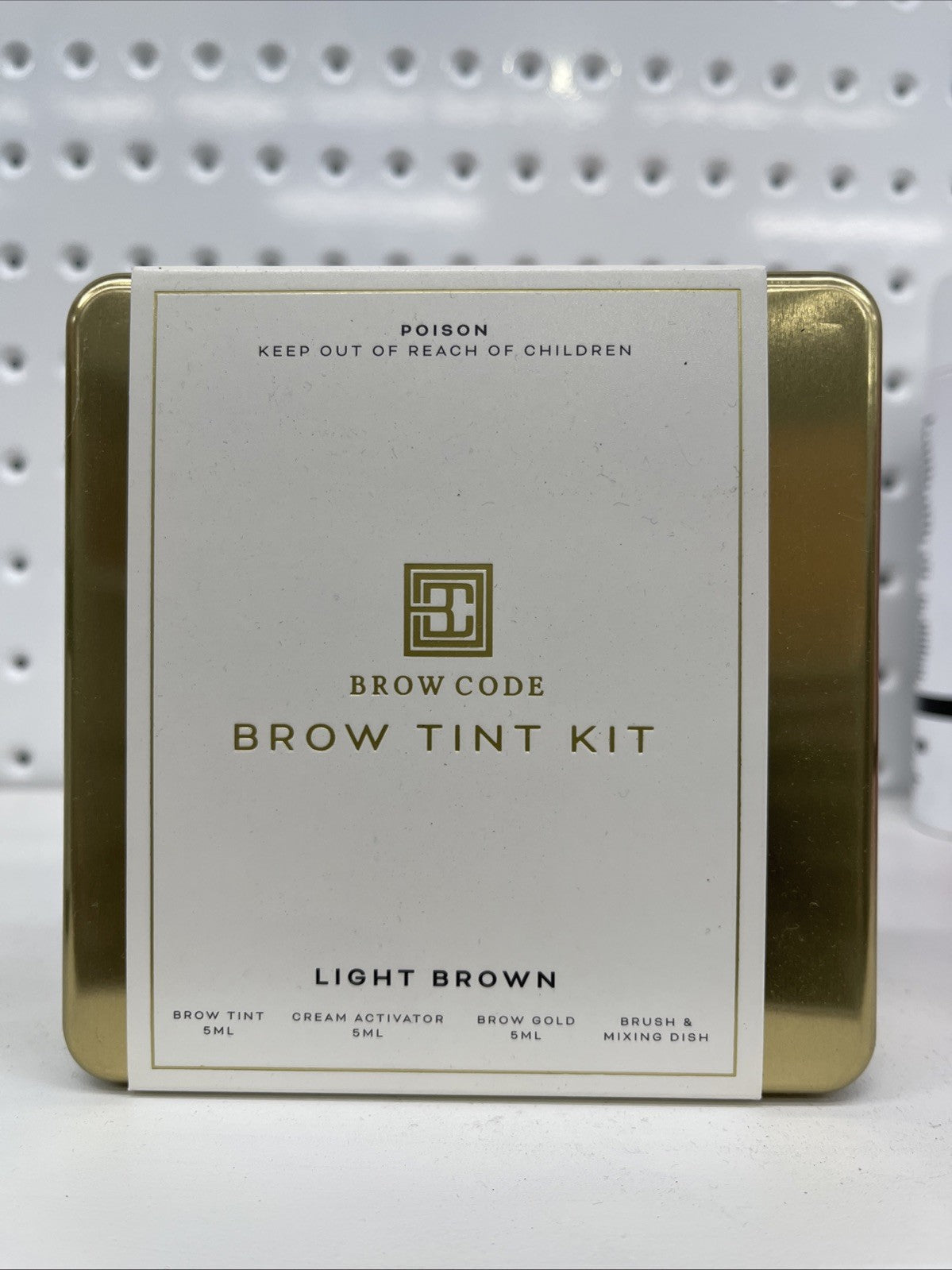 Brow Code Henna Kit Light Brown  Free Shipping