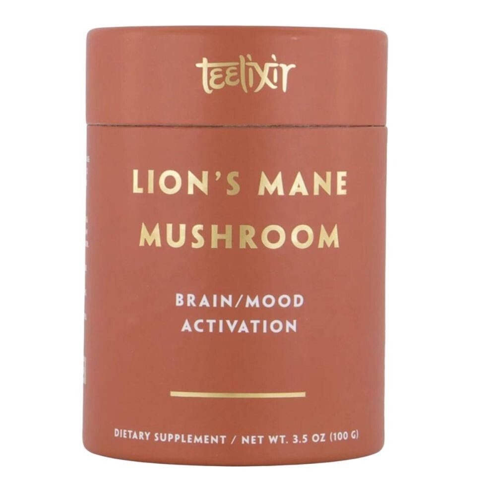 Teelixir Lion's Mane Mushroom - 100g - Brain/Mood Activation Free shipping