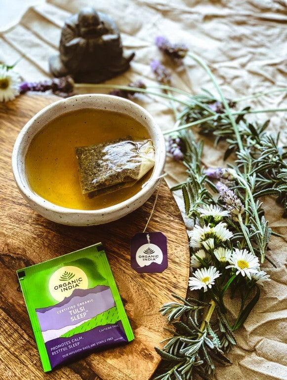 ORGANIC INDIA TEA TULSI SLEEP 25 TEABAGS  Free Shipping