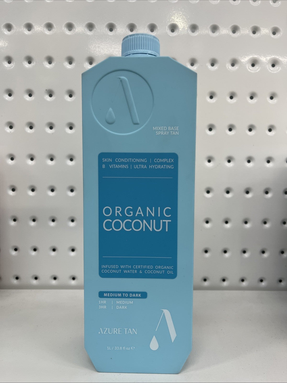 Azure Tan PRO MIST - ORGANIC COCONUT - MEDIUM TO DARK 1L Free Shipping