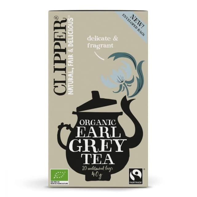 Clipper Earl Grey Tea 20 Tea Bags - FREE SHIPPING