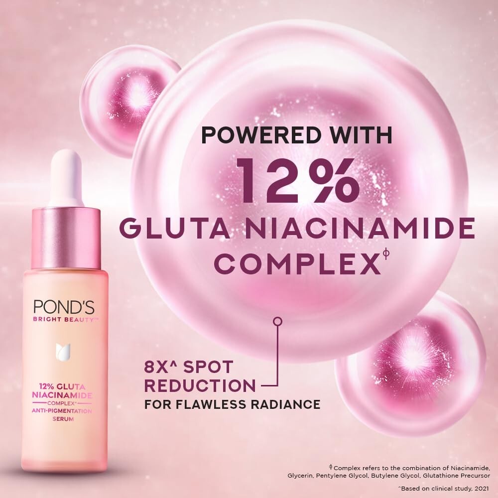 POND'S Anti-Pigmentation Serum With 12% Gluta-Niacinamide Complex For Flawless