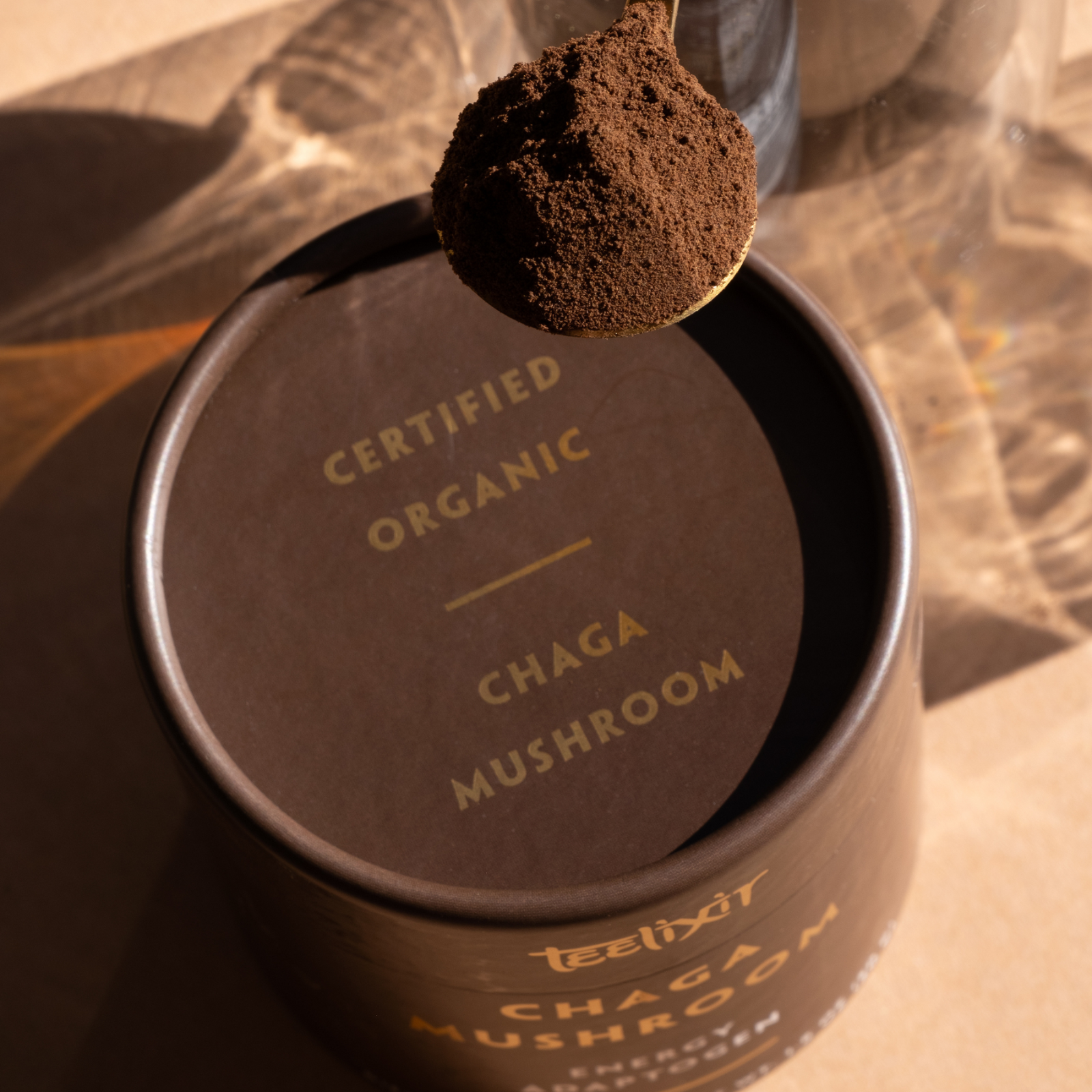 Teelixir Organic Chaga Mushroom Antioxidant Adaptogen 50g Free shipping