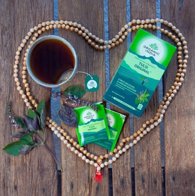 Pack of 2 - Organic India Tulsi Original - 25 Tea  Bags  Free Shipping
