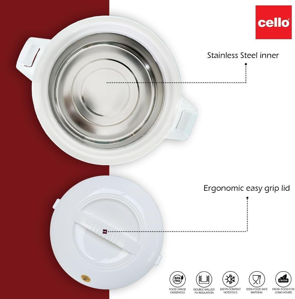 Cello CE-1.5L Chef Deluxe Hot-Pot Insulated 1.5 Litre Casserole Warmer