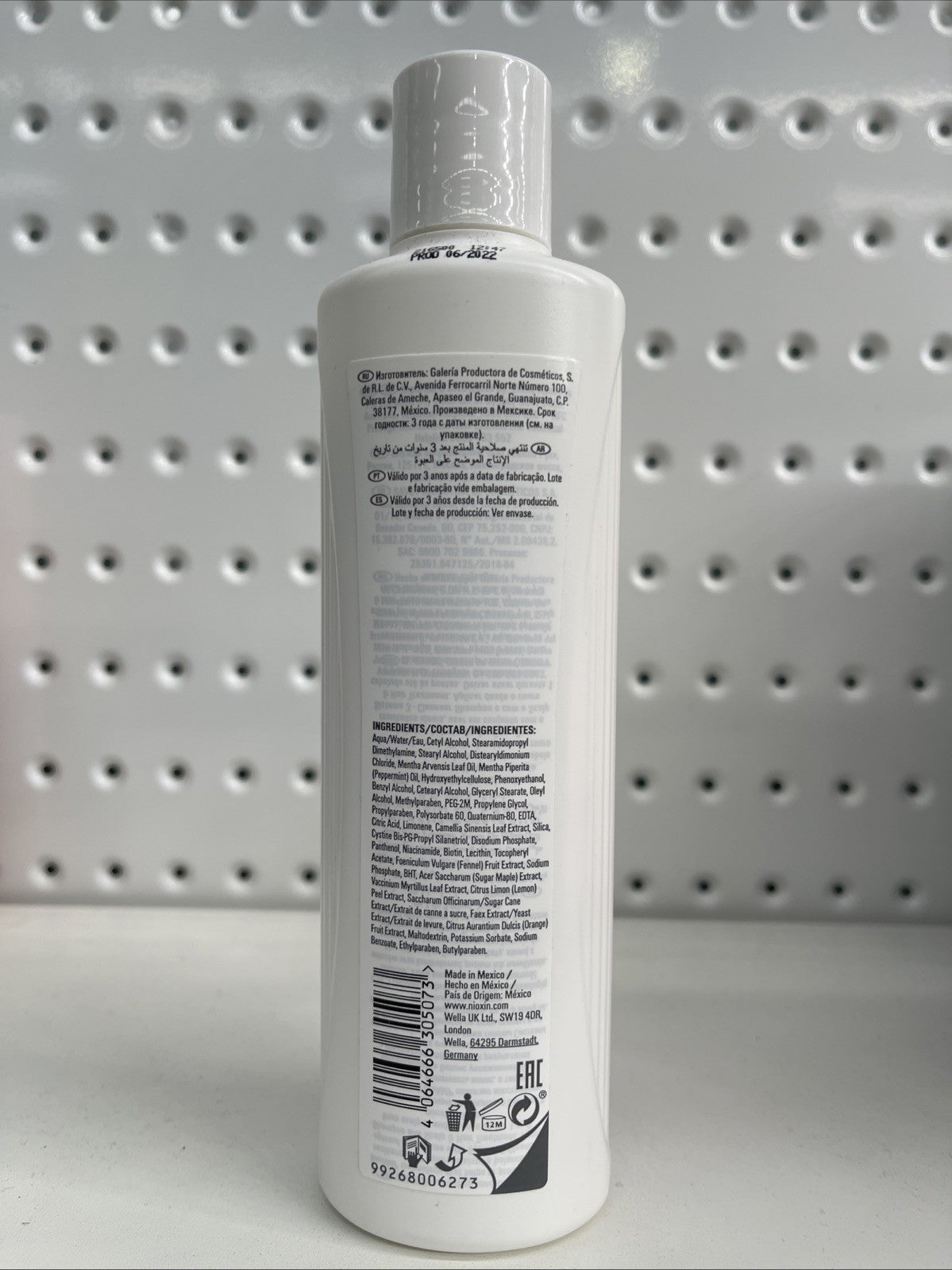 Nioxin System 3 Scalp Therapy Conditioner Colour Hair Light Thinning 300ml