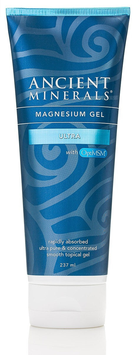 Ancient Minerals Magnesium Gel Ultra 237ml  Free Shipping