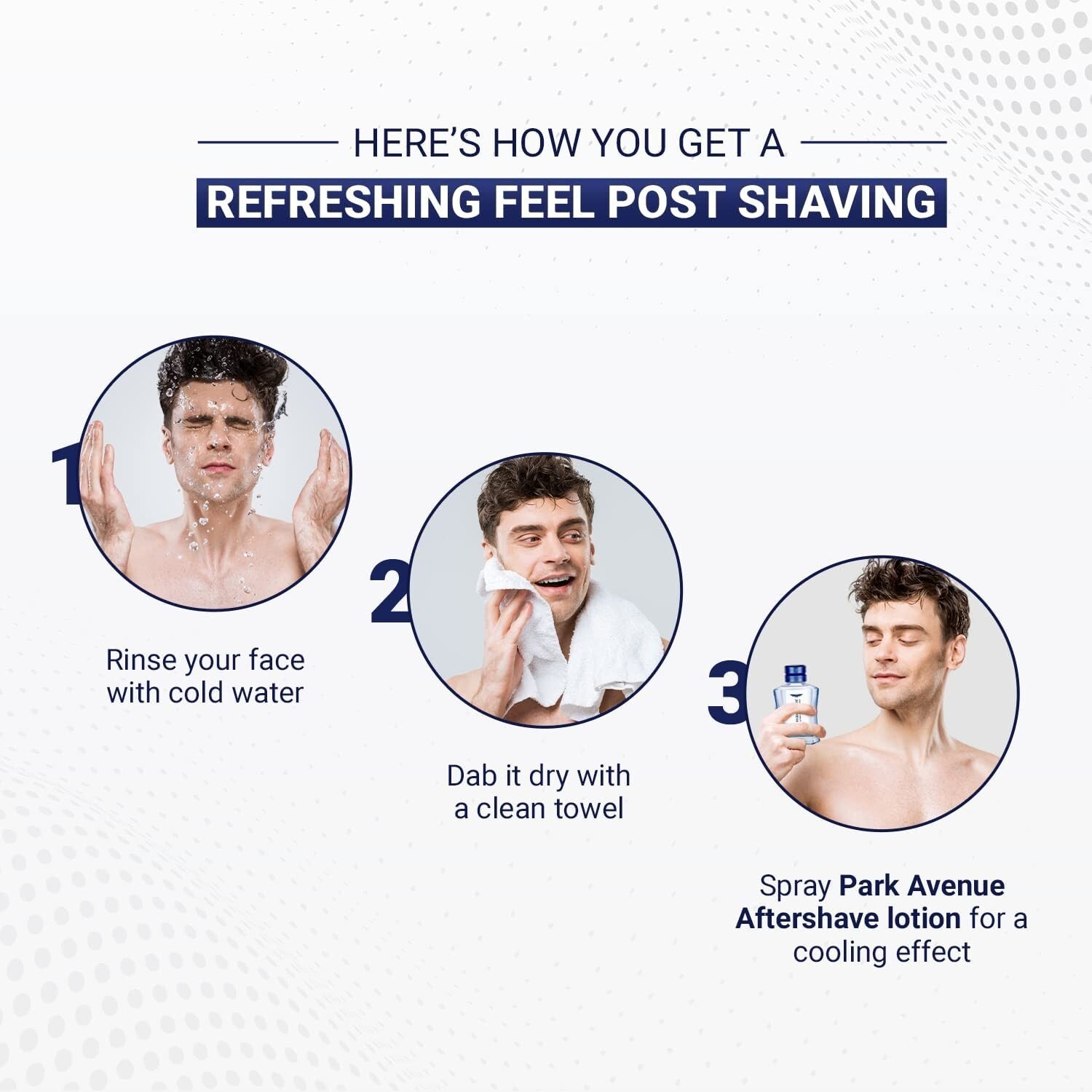 Park Avenue Men Good Morning After Shave Lotion Musk Scent Spray, 100Ml