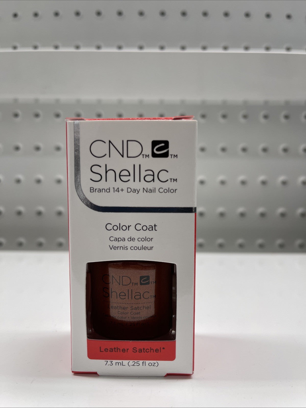 CND Shellac UV LED Gel Nail Polish Collection 7.3ml Color coat- Leather Satchel