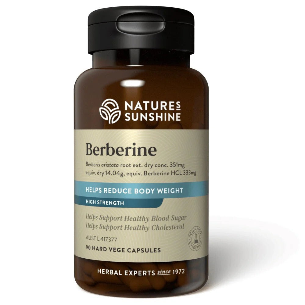 Nature's Sunshine Berberine 90 Capsules Natures Sunshine Help Reduce Body Weight
