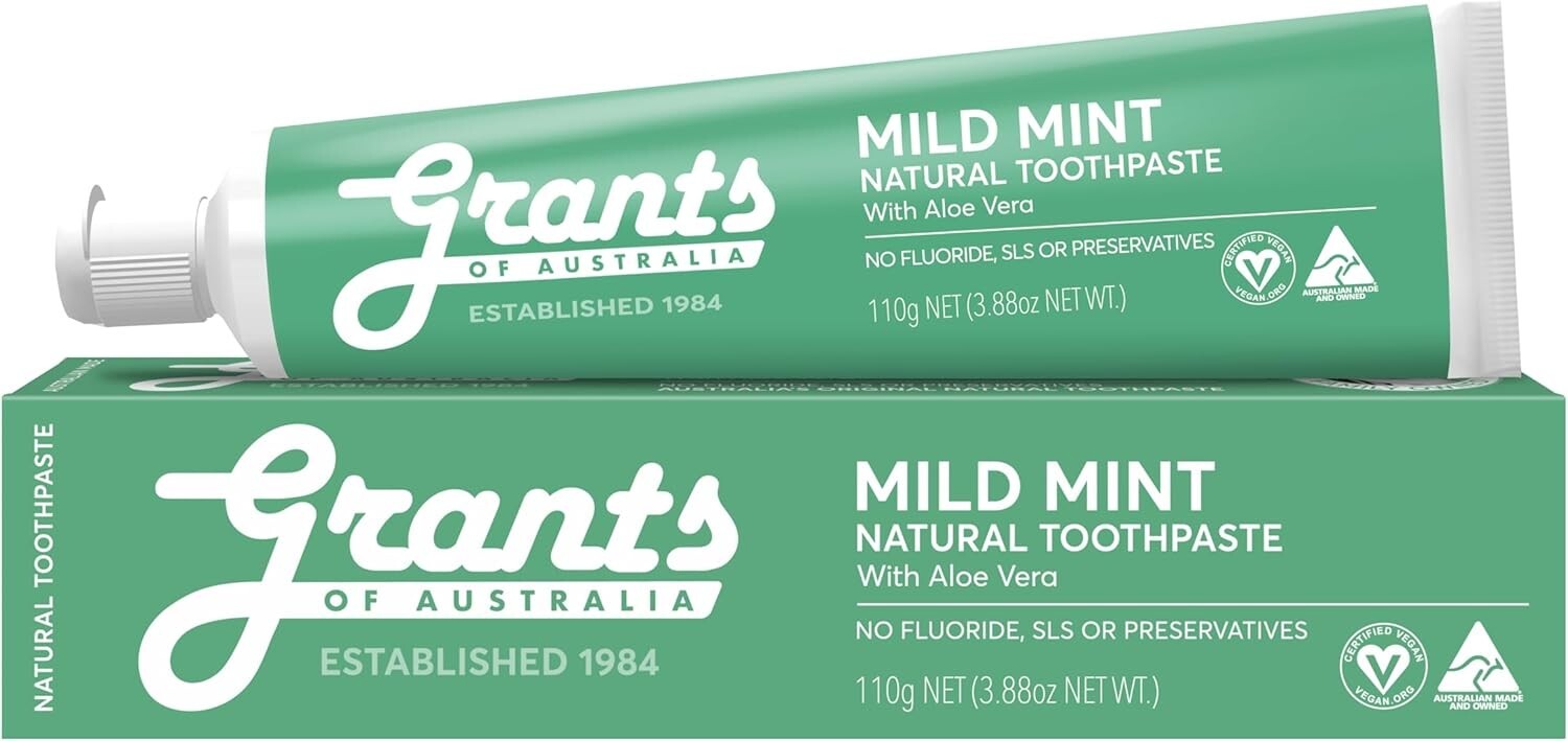 Grants Mild Mint Toothpaste, 110 g  Free Shipping