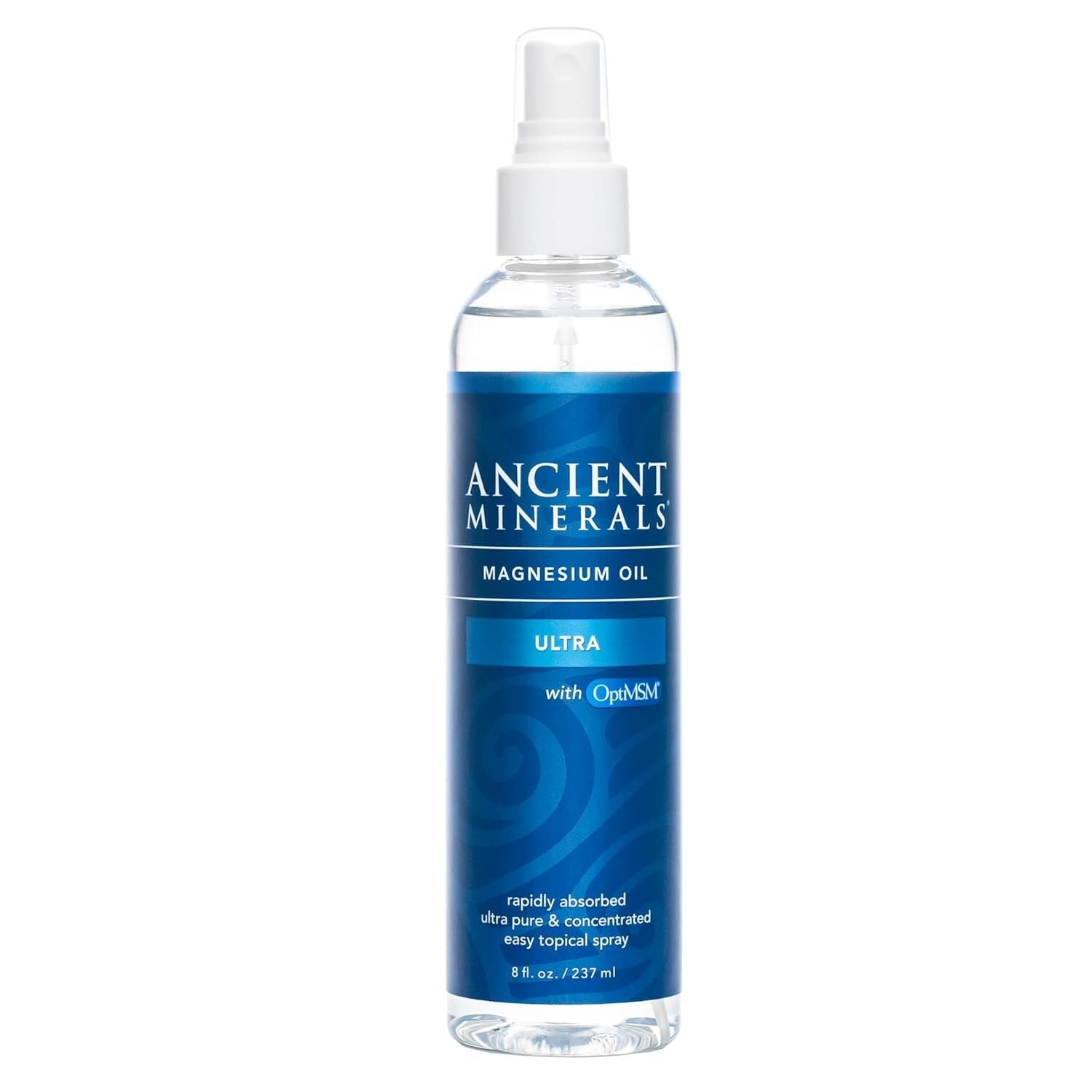 Ancient Minerals Magnesium Oil Ultra with OptiMSM Spray - 237 ml