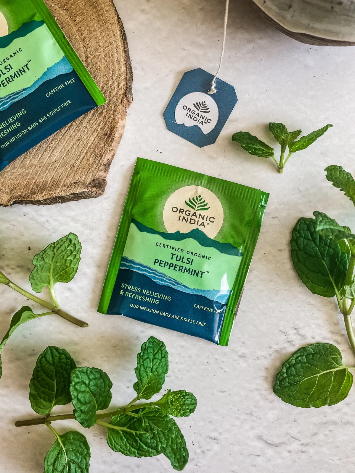 ORGANIC INDIA TEA TULSI 25 TEABAGS - CHOOSE YOUR FAVORITE FLAVOURS