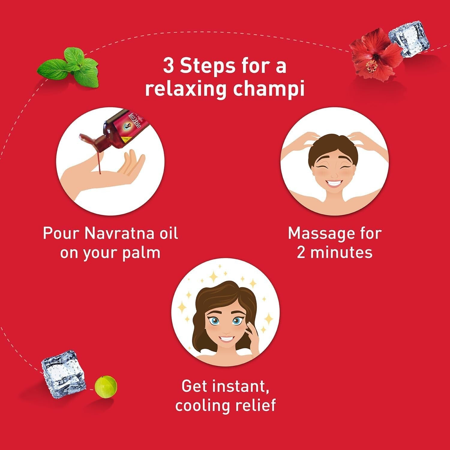 Emami / Himani Navratna Ayurvedic Herbal Hair (MultiPurpose) Oil 270ml